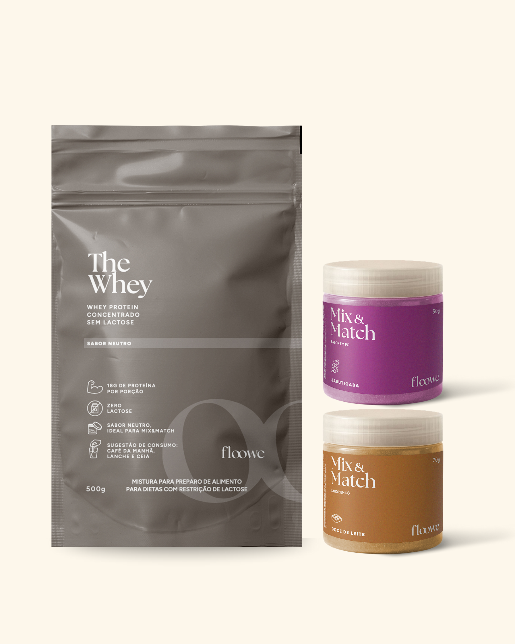The Whey Neutro com 2 sabores